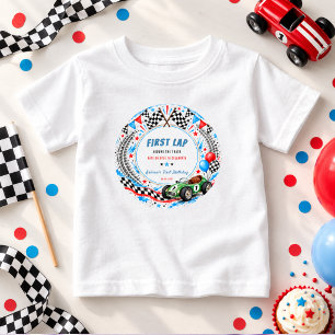 Camiseta De Bebé Primera Vuelta Al Rededor De La Pista Carrera De A