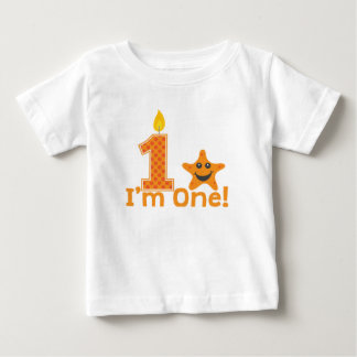 Camiseta De Bebé Primeras estrellas de mar del cumpleaños