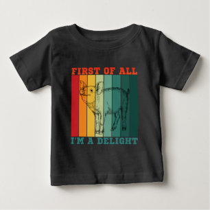 CAMISETA DE BEBÉ PRIMERO DE TODO SOY UN DELICIOSO