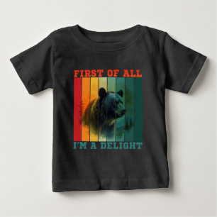 CAMISETA DE BEBÉ PRIMERO QUE TODO SOY UN DELICIOSO