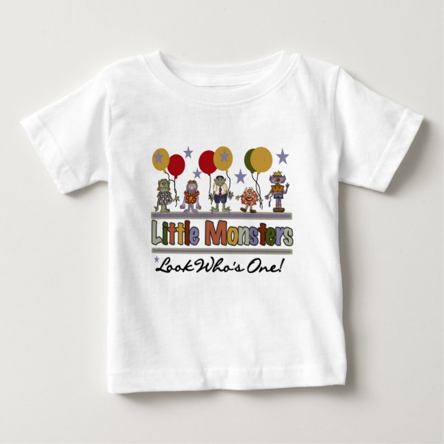 Camiseta De Bebé Primeros monstruos (Anverso)