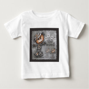 Camiseta De Bebé Primitiva momia-Mamá la palabra