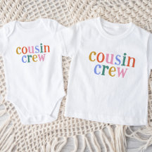 Primo Crew Colorido de Ropa a Juego para Familias
