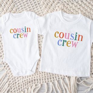 Camiseta De Bebé Primo Crew Colorido de Ropa a Juego para Familias