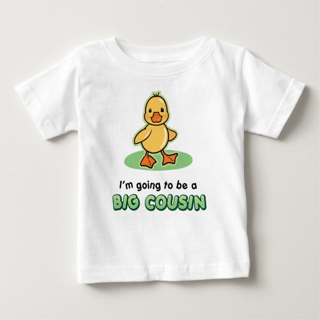 Camiseta De Bebé Primo grande a ser - pato (Anverso)