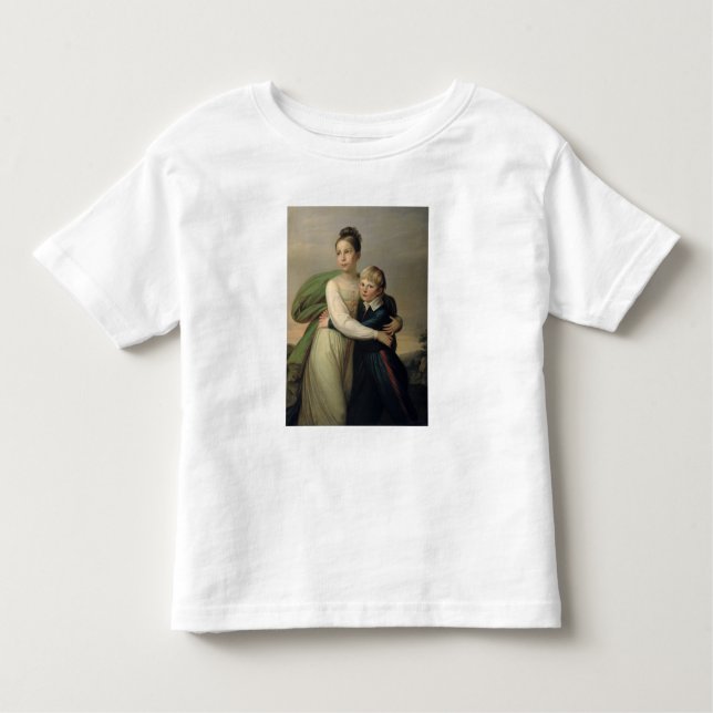 Camiseta De Bebé Prince Albrecht y Princesa Louise, c.1817 (Anverso)
