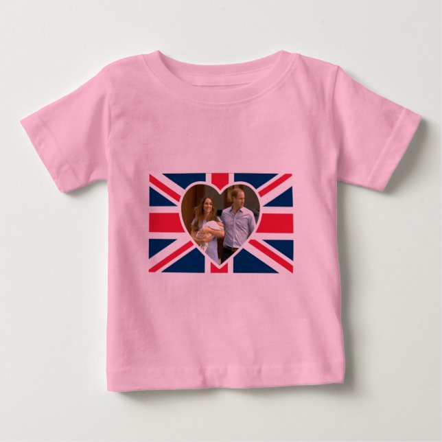 Camiseta De Bebé Prince George - William & Kate (Anverso)