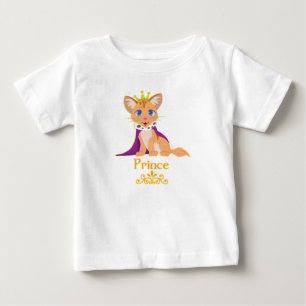 Camiseta De Bebé Prince Kitten