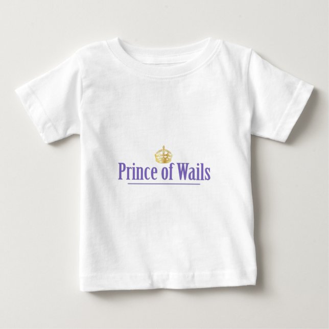 Camiseta De Bebé Prince of Wails / Princesa de Wails (Anverso)