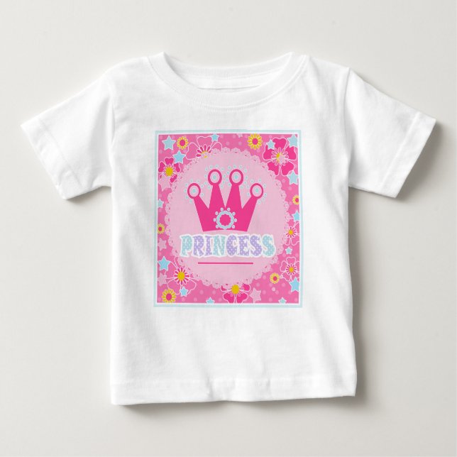 Camiseta De Bebé Princesa. (Anverso)