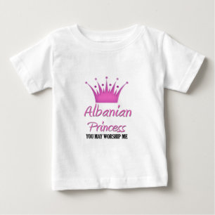 Camiseta De Bebé Princesa albanesa