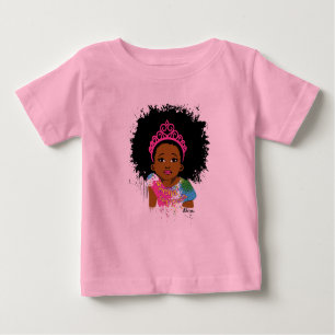 Camiseta De Bebé Princesa Baby Tee de la moca