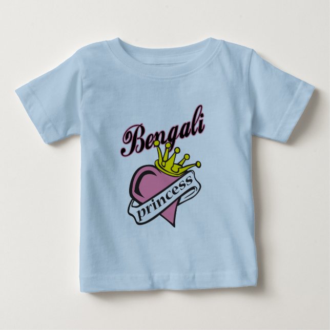 Camiseta De Bebé Princesa bengalí (Anverso)