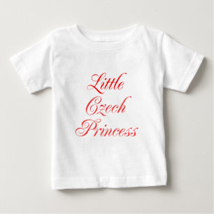 Camiseta De Bebé Princesa Checa pequeña