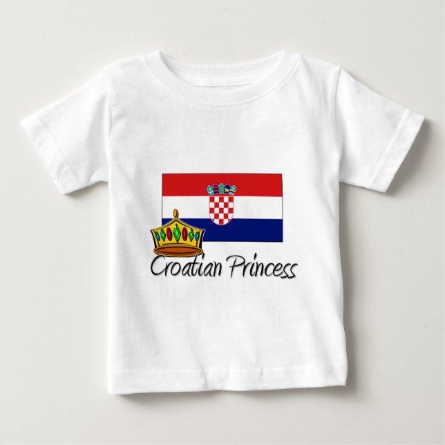 Camiseta De Bebé Princesa de Croacia (Anverso)