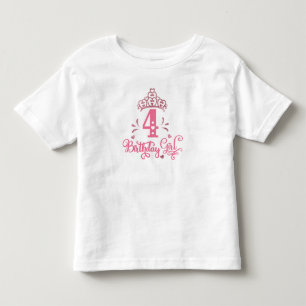 Camiseta De Bebé Princesa de Cumpleaños 4