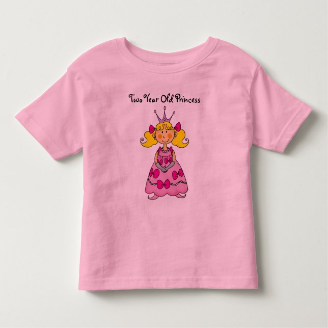 Camiseta De Bebé Princesa de dos años (Anverso)