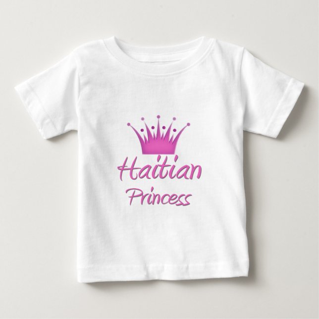 Camiseta De Bebé Princesa de Haití (Anverso)