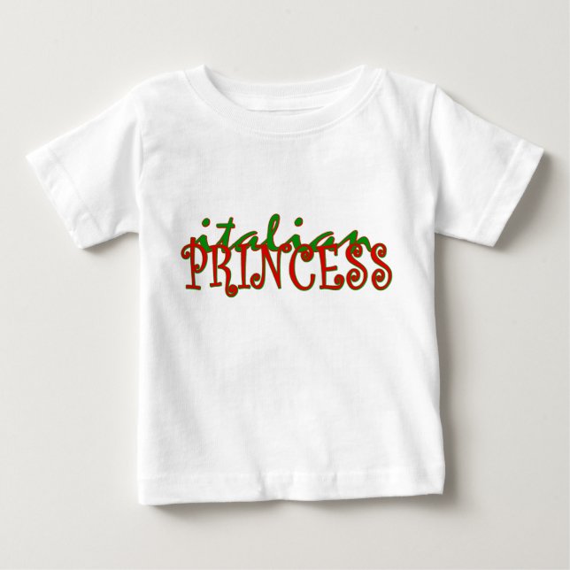 Camiseta De Bebé Princesa de Italia (Anverso)