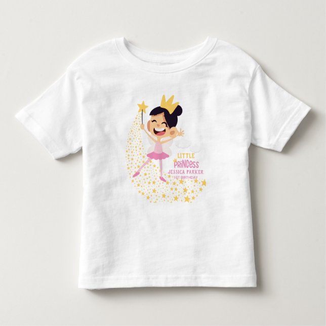 Camiseta De Bebé Princesa de las Estrellas, Deseos Mágicos (Anverso)