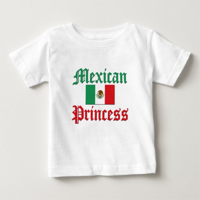 Camiseta De Bebé Princesa de México (Anverso)