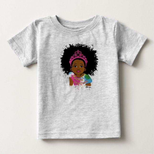 Camiseta De Bebé Princesa de Mocha (Anverso)