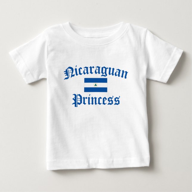 Camiseta De Bebé Princesa de Nicaragua (Anverso)