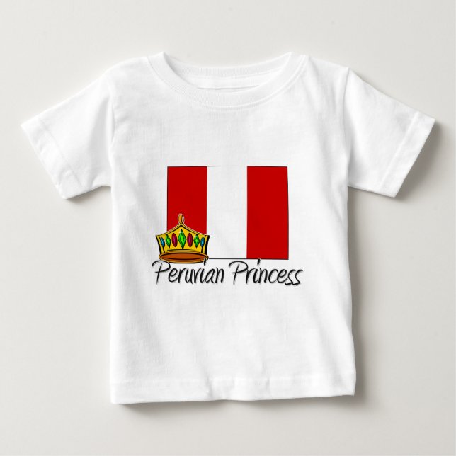 Camiseta De Bebé Princesa de Perú (Anverso)