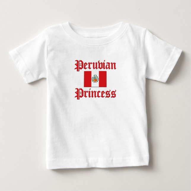 Camiseta De Bebé Princesa de Perú (Anverso)