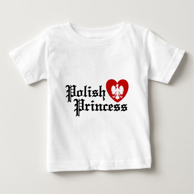 Camiseta De Bebé Princesa de Polonia (Anverso)