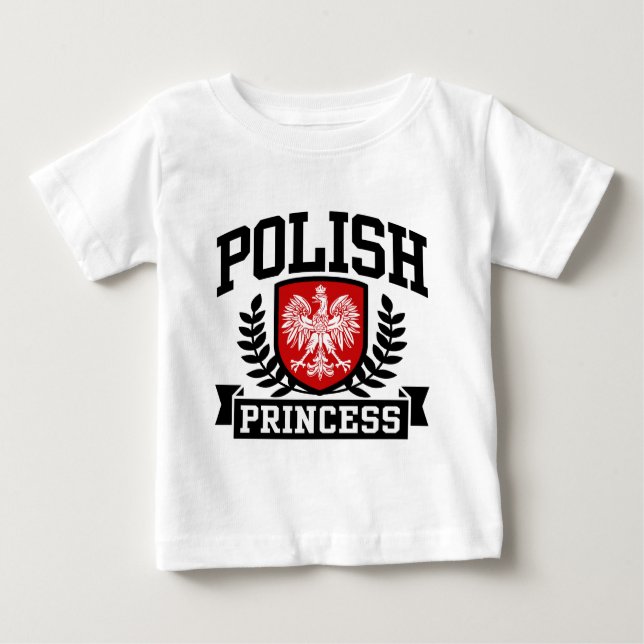 Camiseta De Bebé Princesa de Polonia (Anverso)