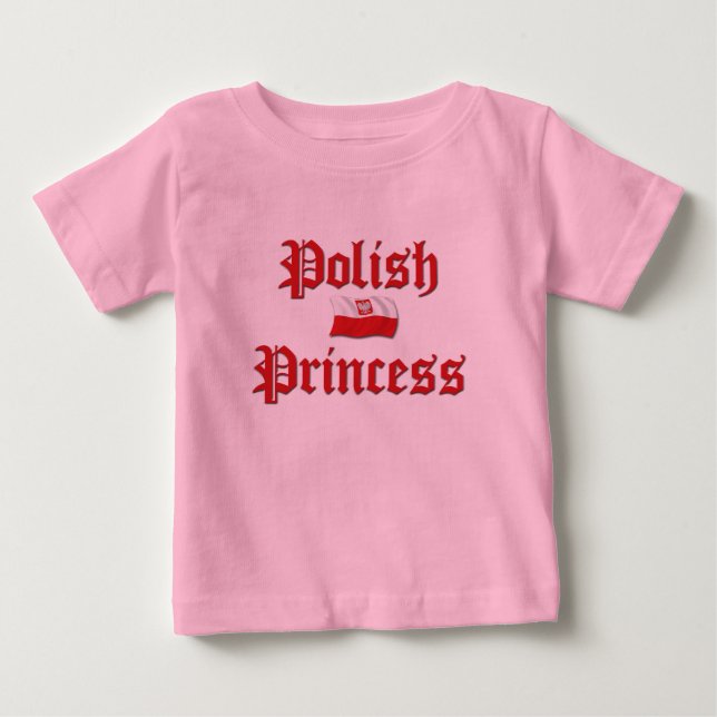 Camiseta De Bebé Princesa de Polonia (Anverso)