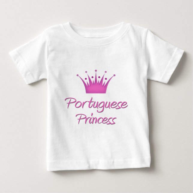 Camiseta De Bebé Princesa de Portugal (Anverso)