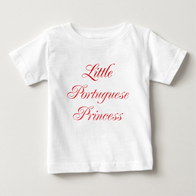 Camiseta De Bebé Princesa de Portugal (Anverso)