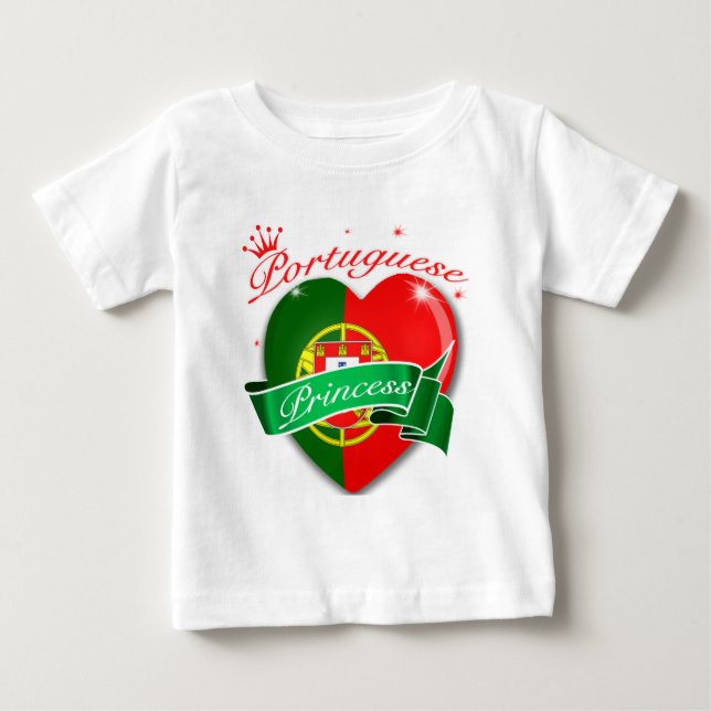 Camiseta De Bebé Princesa de Portugal (Anverso)