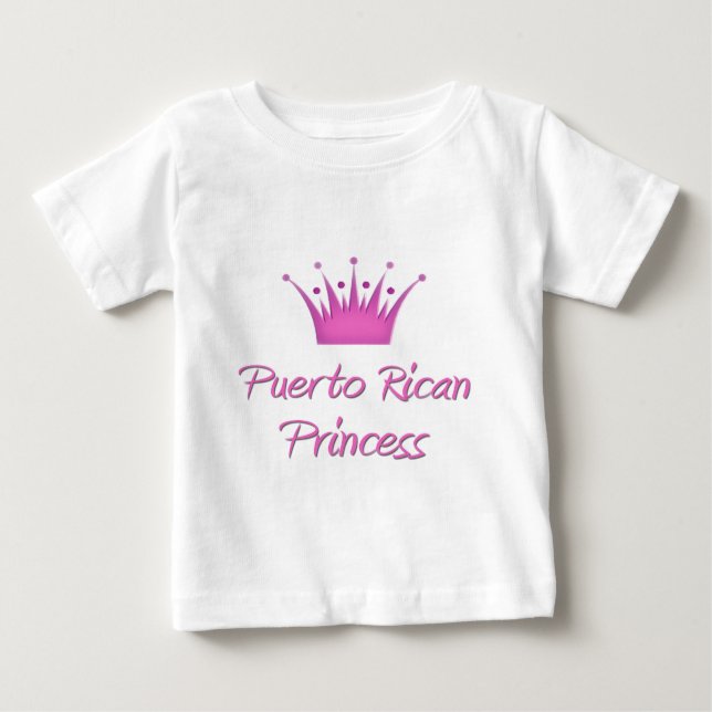 Camiseta De Bebé Princesa de Puerto Rico (Anverso)