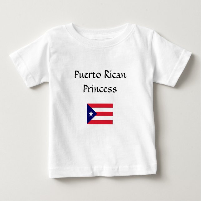 Camiseta De Bebé Princesa de Puerto Rico (Anverso)