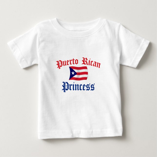 Camiseta De Bebé Princesa de Puerto Rico (Anverso)