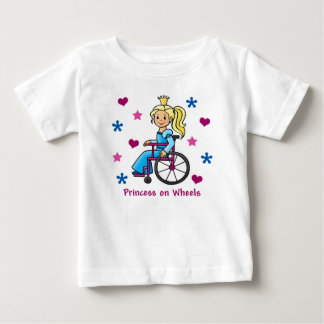 Camiseta De Bebé Princesa de silla de ruedas