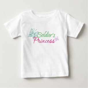 Camiseta De Bebé Princesa de Soldado