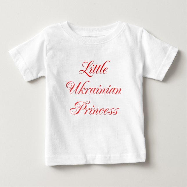 Camiseta De Bebé Princesa de Ucrania (Anverso)