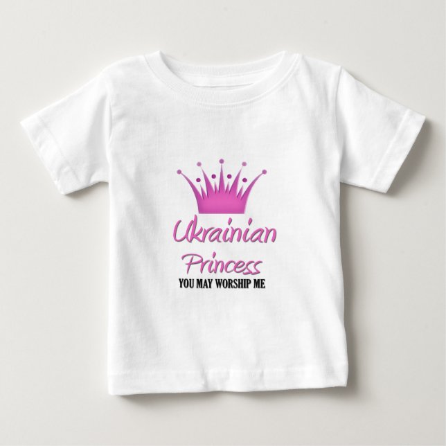 Camiseta De Bebé Princesa de Ucrania (Anverso)
