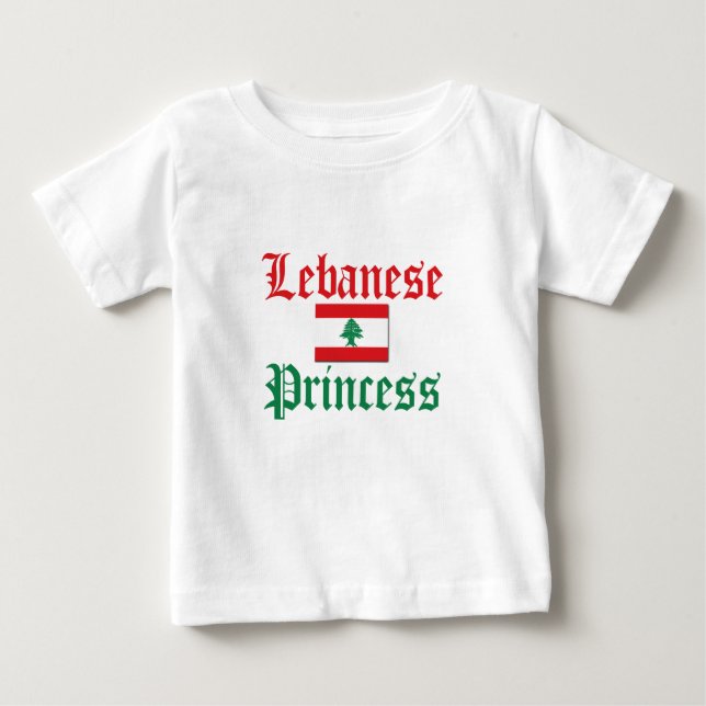 Camiseta De Bebé Princesa del Líbano (Anverso)
