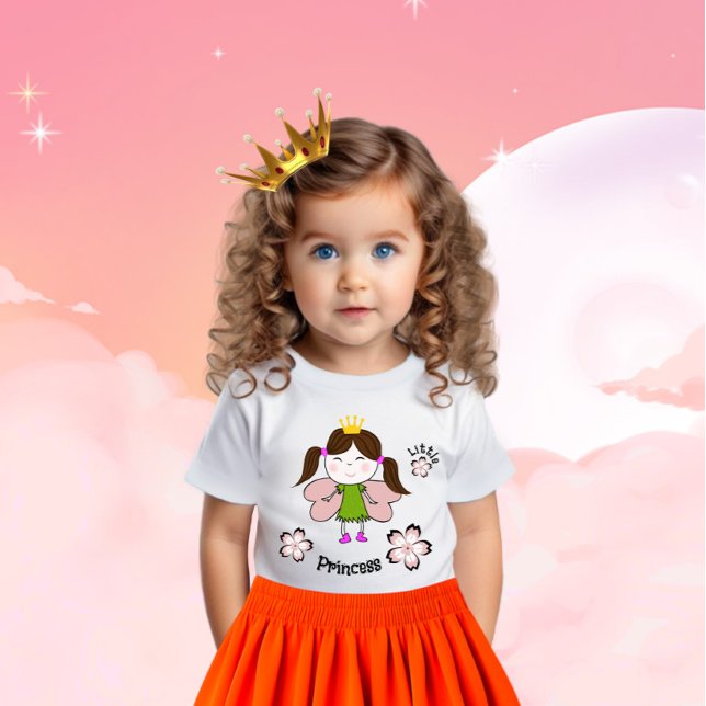Camiseta De Bebé Princesa divertida pequeña (Subido por el creador)