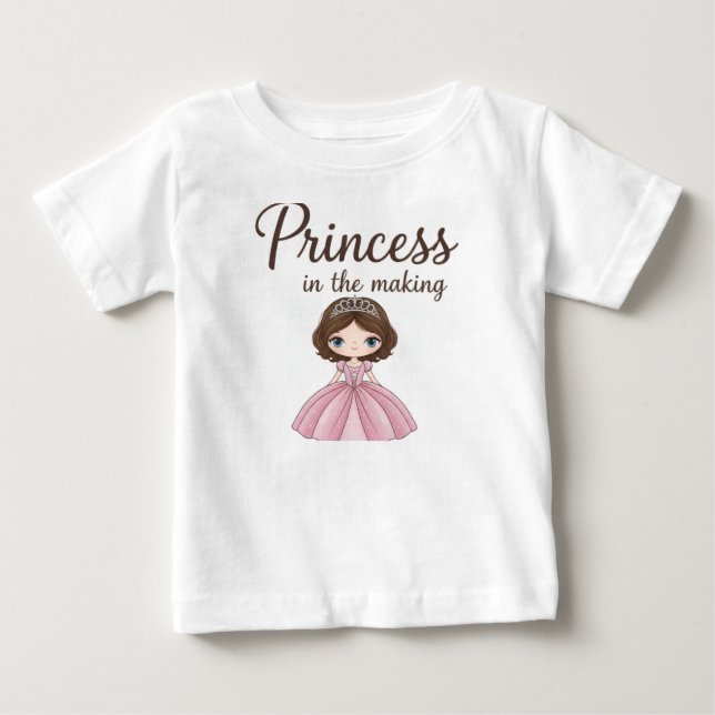 Camiseta De Bebé Princesa en formación - (Anverso)