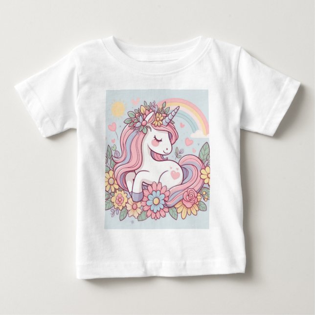 Camiseta De Bebé Princesa Flor (Anverso)