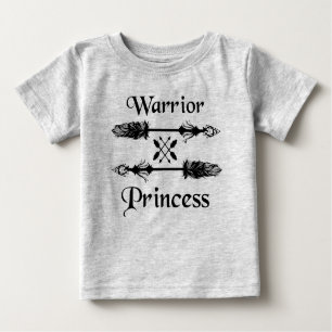 Camiseta De Bebé princesa guerrera