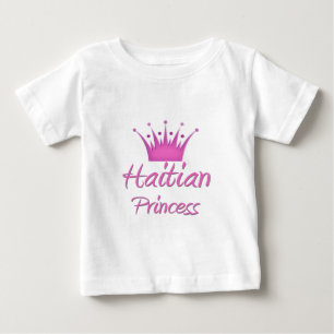Camiseta De Bebé Princesa haitiana