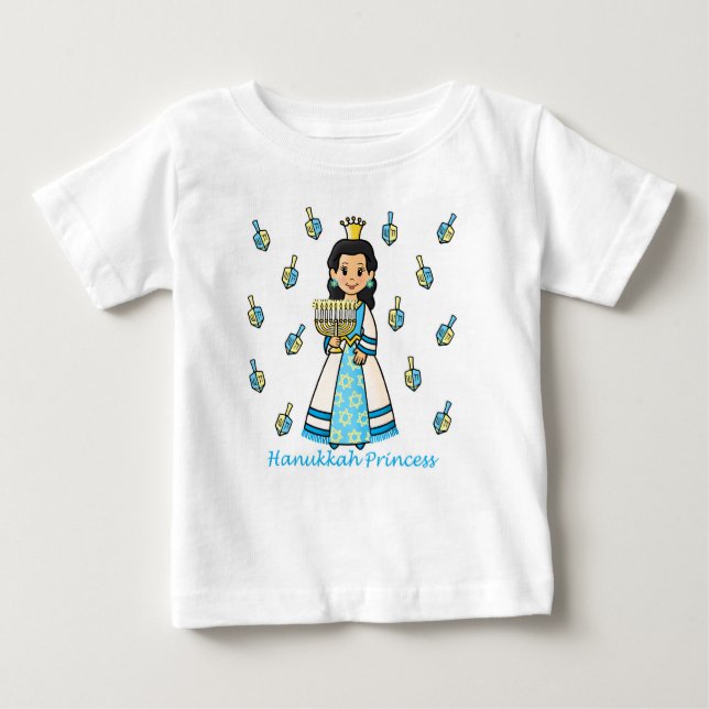 Camiseta De Bebé Princesa Hanukkah (Anverso)