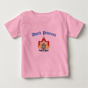 Camiseta De Bebé Princesa holandesa (escudo de armas de Holanda)